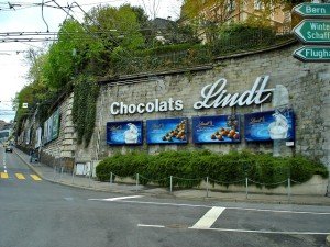 Les chocolats suisses - Lindt