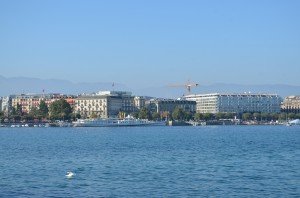 Vue sur Genève et son lac